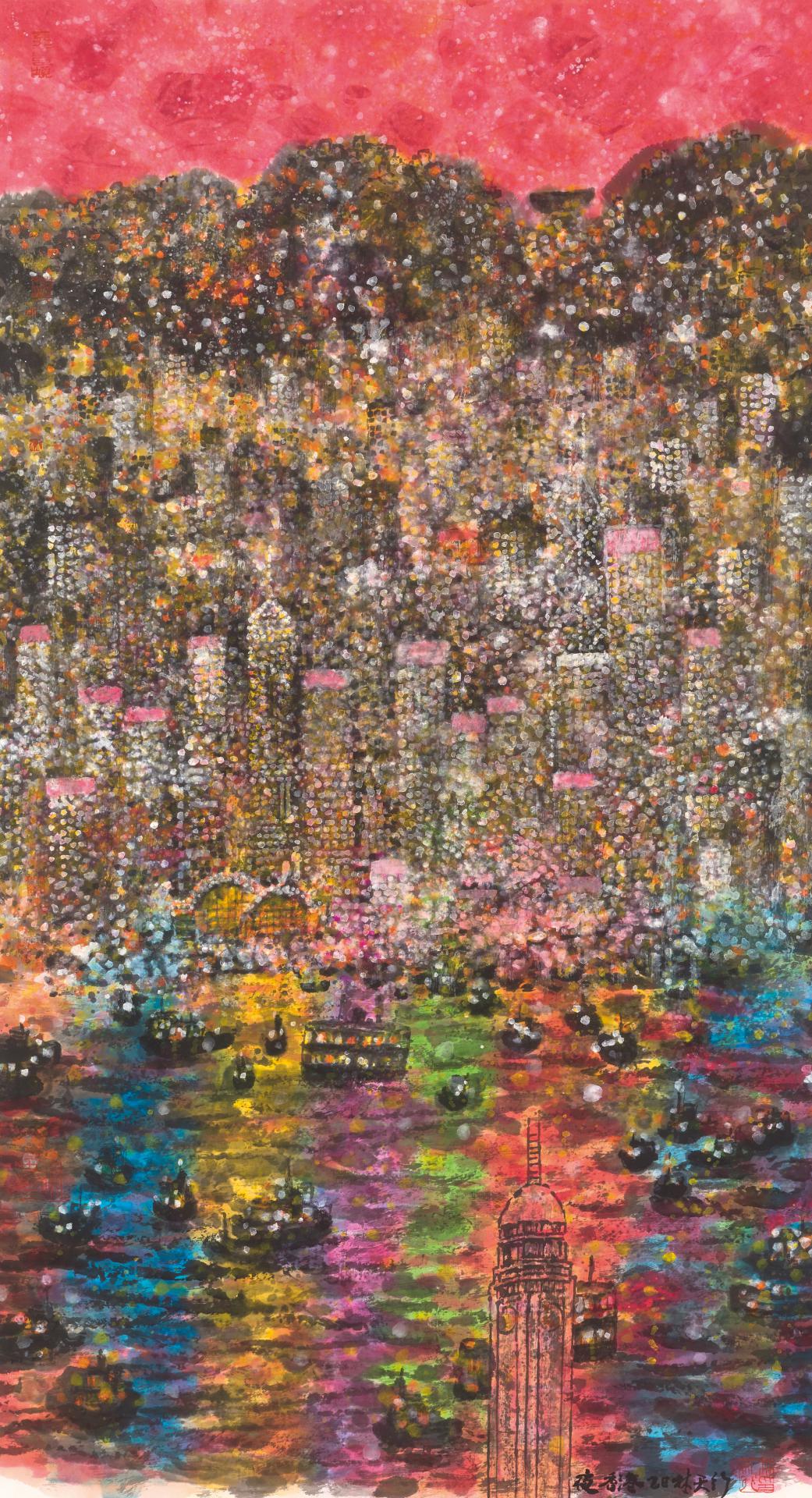 林天行 「夜 ·香港」天派畫意